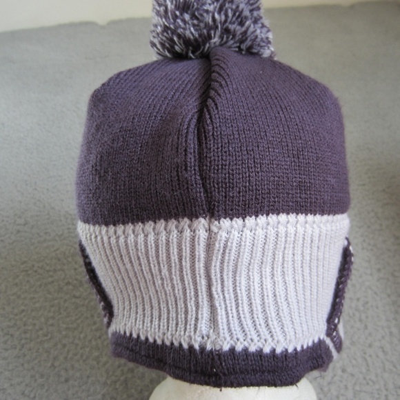 Columbia Titanium Beanie unisex,one size Knie,w/ Pockets,Pom-pom,purple/white - Picture 6 of 11